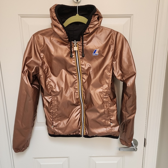 K-Way reversible waterproof windbreaker xs - Picture 2 of 6